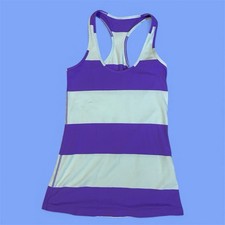 Lululemon Women  s Purple And Blue Tank Top Size 6