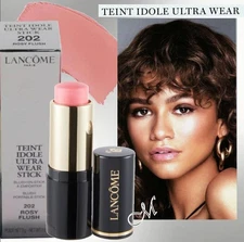 Lancome TEINT IDOLE ULTRA WEAR PORTABLE BLUSH*STICK~202 Rosy Flush (Pink) 9g NIB