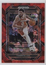 2023-24 Panini Prizm Draft Picks Red Ice Prizm Timmy Allen #37 hu1