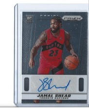 2024-25 Prizm DECA Deca Signatures #PDS-SHE Jamal Shead Raptors RC AUTO