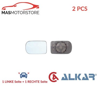 AUßENSPIEGEL SPIEGELGLAS PAAR ALKAR 6432844 2PCS A NEU OE QUALITÄT