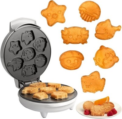 Sea Creature Mini Waffle Maker- Create 7 Different Ocean Animal Shapes in Min...
