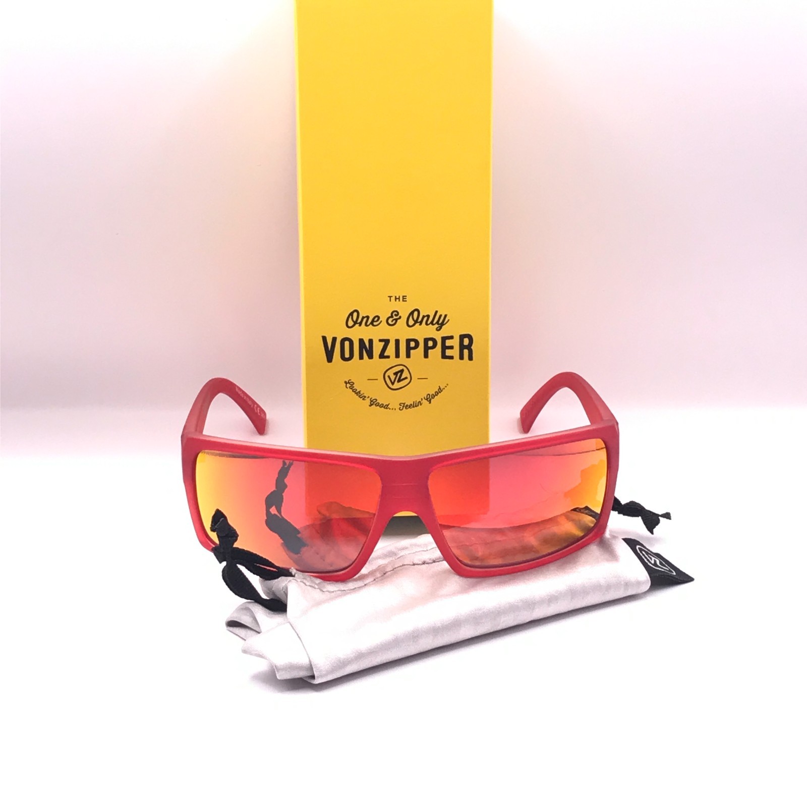 Vonzipper Snark Sunglasses  Spaceglaze Limited Addition Red/Lunar Glo