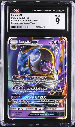 Lunala-GX graded CGC 9 for sale on eBay