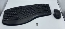 Adesso WKB1600CB 2.4 GHz Wireless Ergonomic Keyboard and Mouse