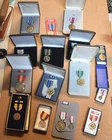 Lot of Post-WW2 Boxed US Military Medals