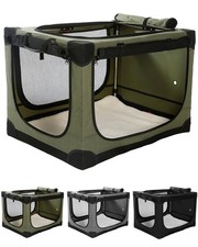 30 Inch Collapsible Travel Dog Crate for Medium Large Dogs, Portable Dog Crat...