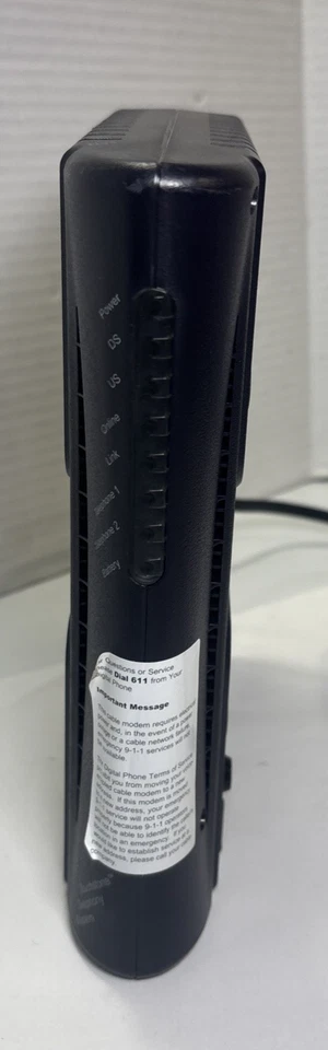 Arris TM502G Touchtone Telephony Modem TM502G w/ Power Adapter TM02DH105 - Image 2 of 4