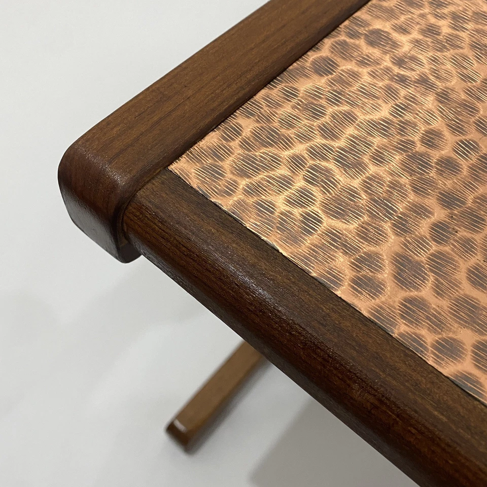 Vintage G Plan Copper-Topped Nest of Tables – Mid Century Modern Retro 1970s - Image 4 of 4