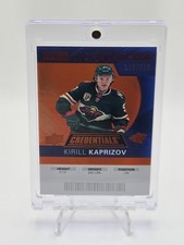 2020-21 UD Credentials Hockey- Kirill Kaprizov Debut Ticket Access #/149 (Wild)