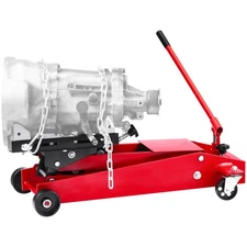 Uimoso Low Profile Transmission Floor Jack 1000lbs Capacity 360° Rotating Wheels