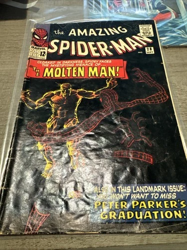 Marvel Comics The Amazing Spider-Man #28 - Sep 1965 - 1st Molten Man - Ditko VG!