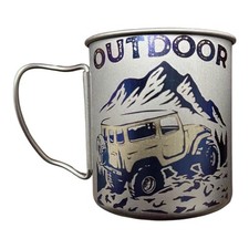 Snow Peak Titanium Mug 450ml Custom Design Camping Cup Ultralight