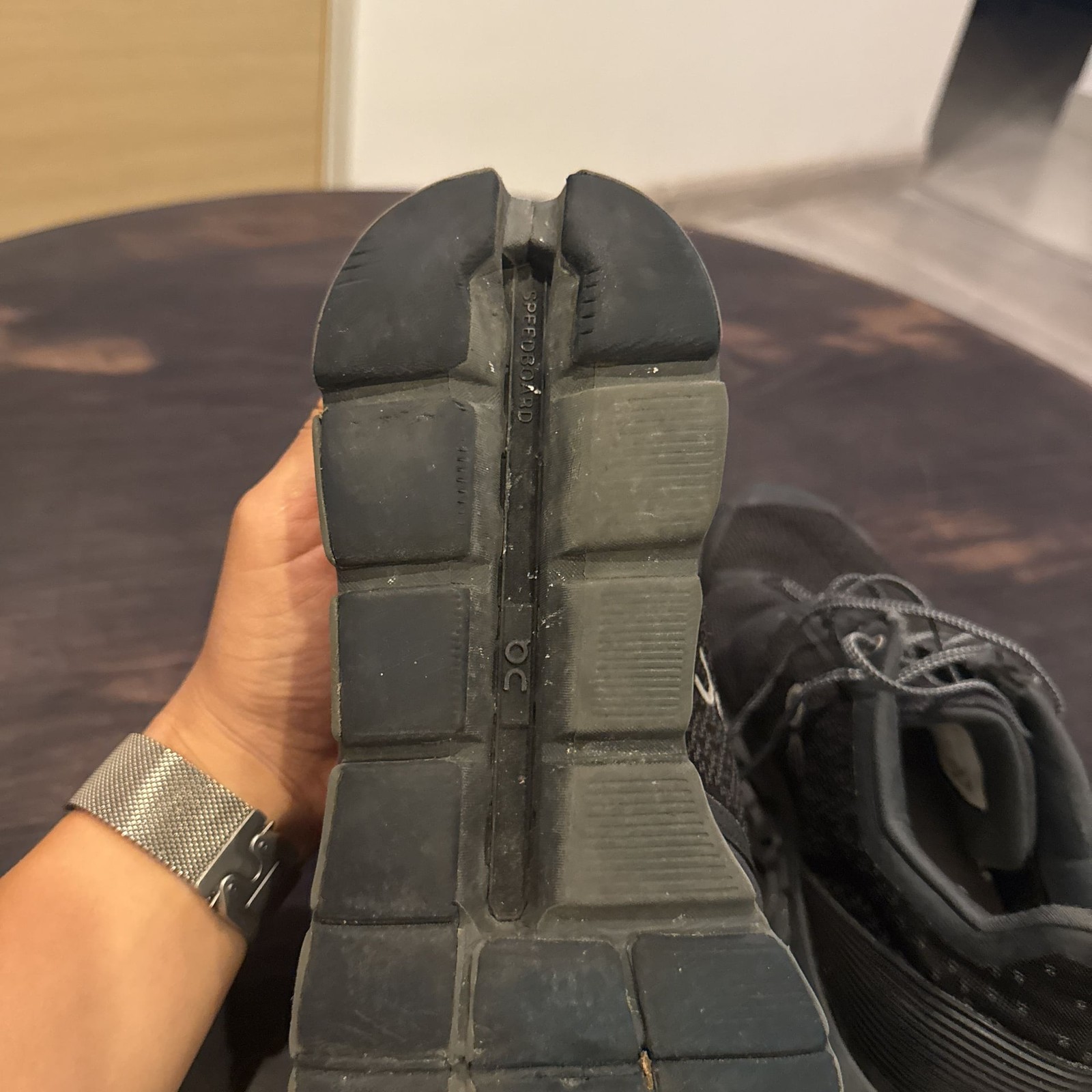 On Running Cloudstratus Black Shadow Running Shoes - image 10