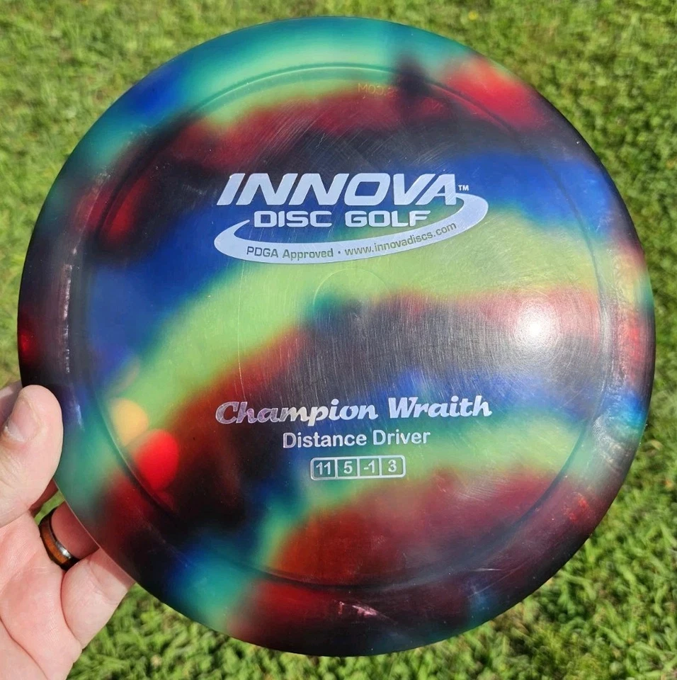 New! Penned-Run Swoosh Stamp Innova Champion Wraith - 176g, Factory Dyed, 9.5/10 - Image 2 of 4