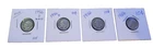 1956 90% Silver Lot of (4) Roosevelt Dimes Silver@ $90.00oz 1/26