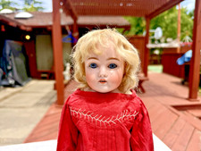 Antique Bisque Doll  16” Dep 154 . 5 1/2