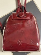 Cartier Burgundy Leather Mini Backpack (141236455)
