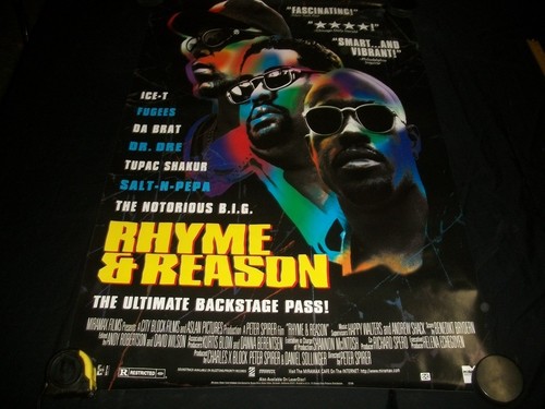 RHYME & REASON MOVIE POSTER - NOTORIOUS B.I.G. & TUPAC - 26" X 40" - RP31