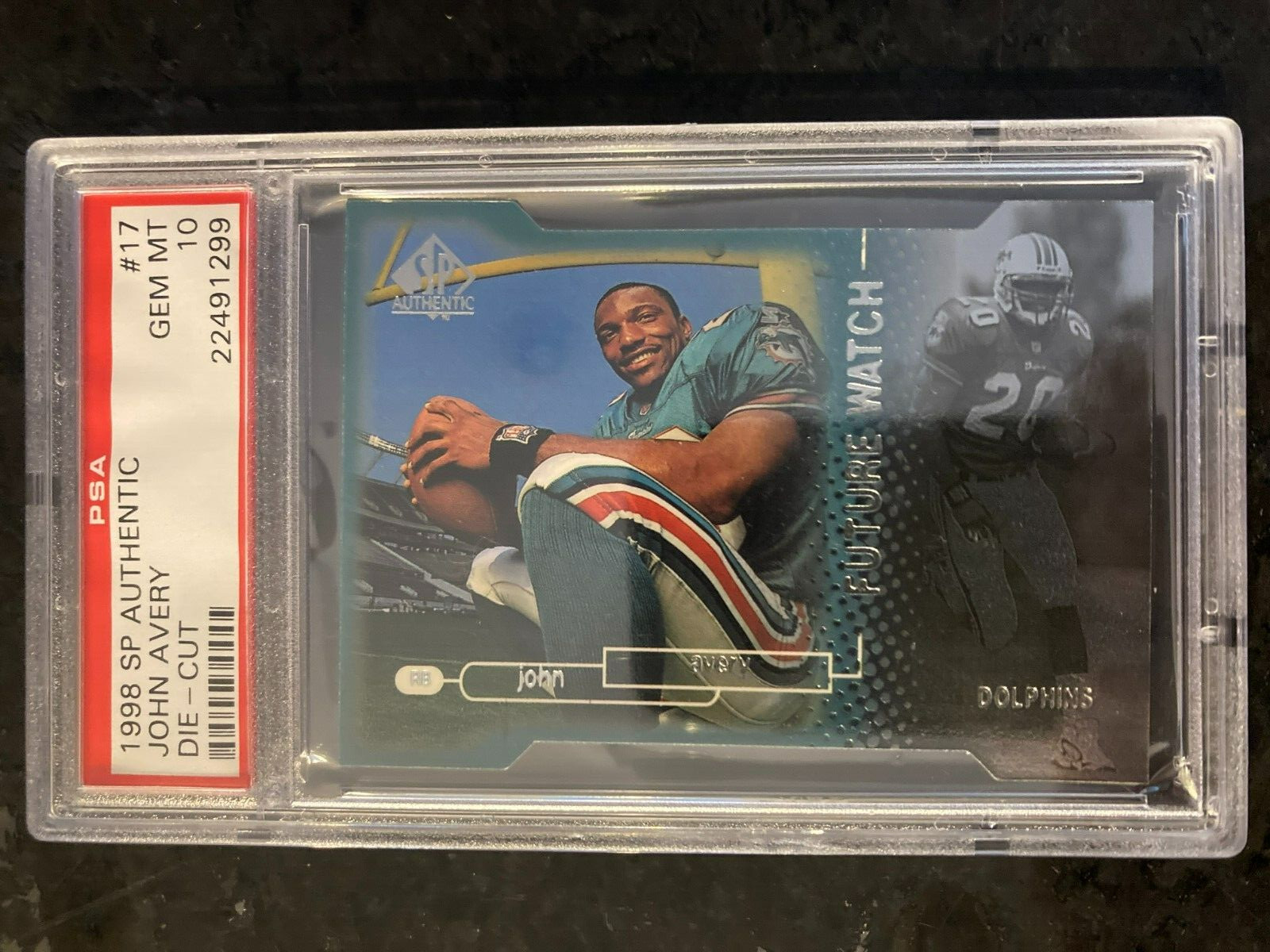John Avery SP Authentic #17 Die-Cut
