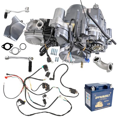 Lifan 125cc 4-Up Engine Motor Kits Battery Wire for ATC70 CL70 CRF50F CRF70F SSR