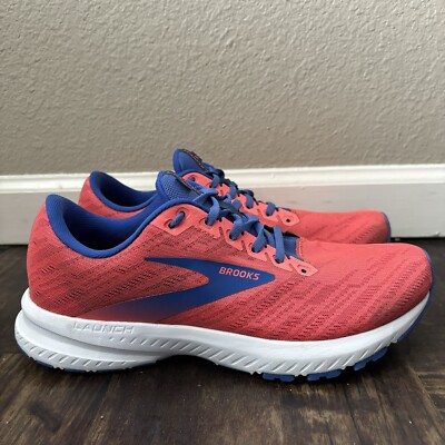 Brooks Launch Red Women Shoes Size