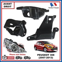 Satz Festsetzung Optik Scheinwerfer Rechts Nuckel FüR Peugeot 308 I - 6212E4