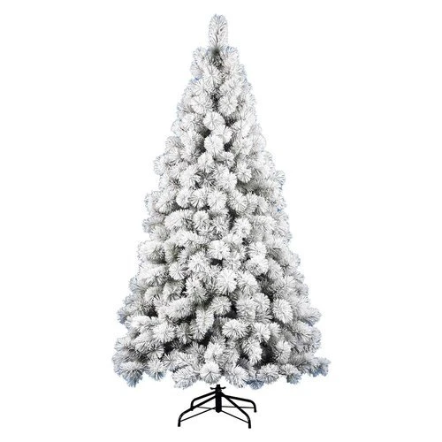 Amicasa Albero Natale SAINT MORITZ Verde innevato (PVC - H180 D93 cm)