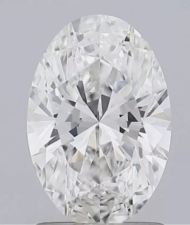 Certified 4 Pcs Lot Loose CVD Diamond 4 x 5 mm Lab-Grown Oval Cut IF Clarity - Image 3 of 4