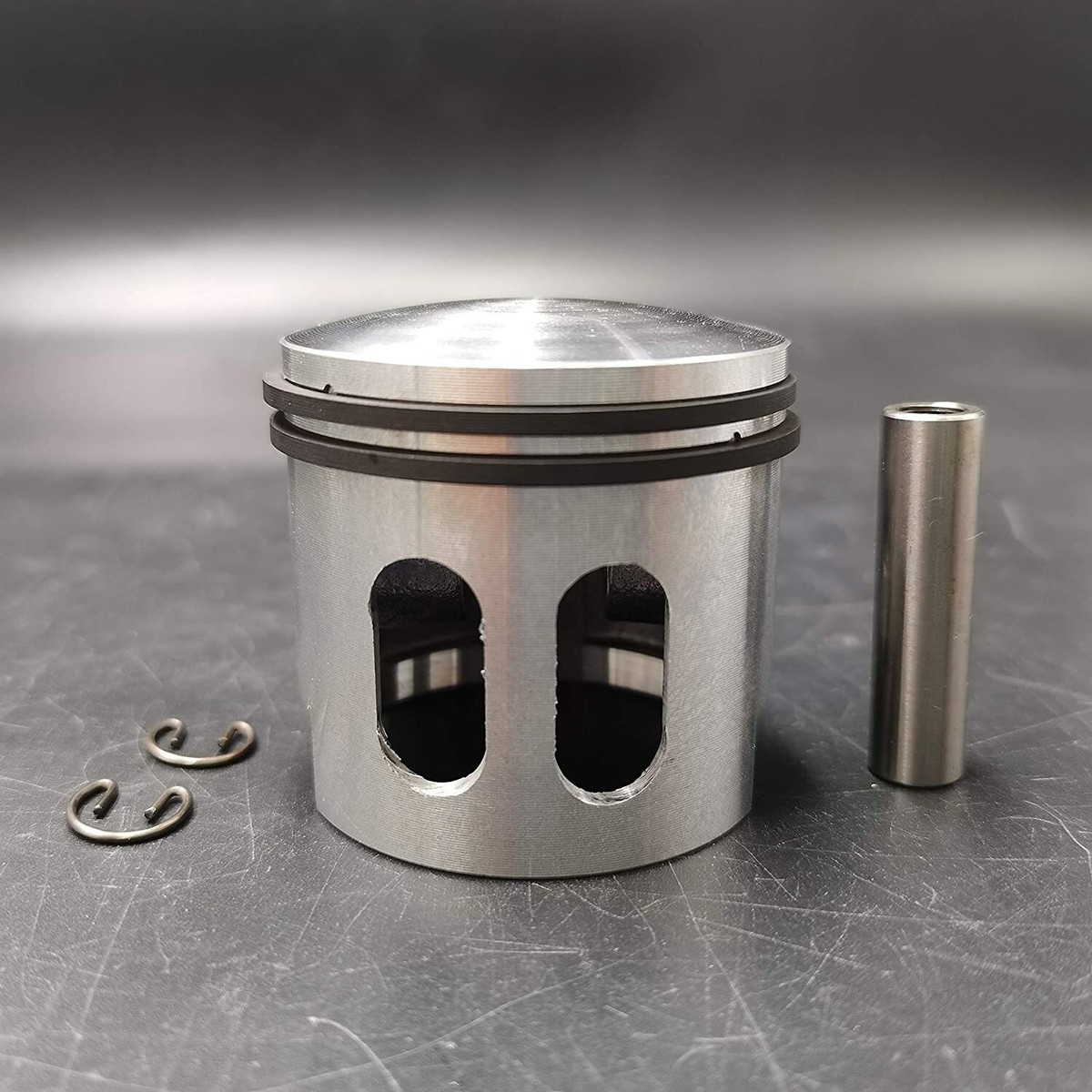 YD100 Piston Kit Set 50mm X 40mm, 10mm Pin For 2-Stroke Gas Motorized Bicycle