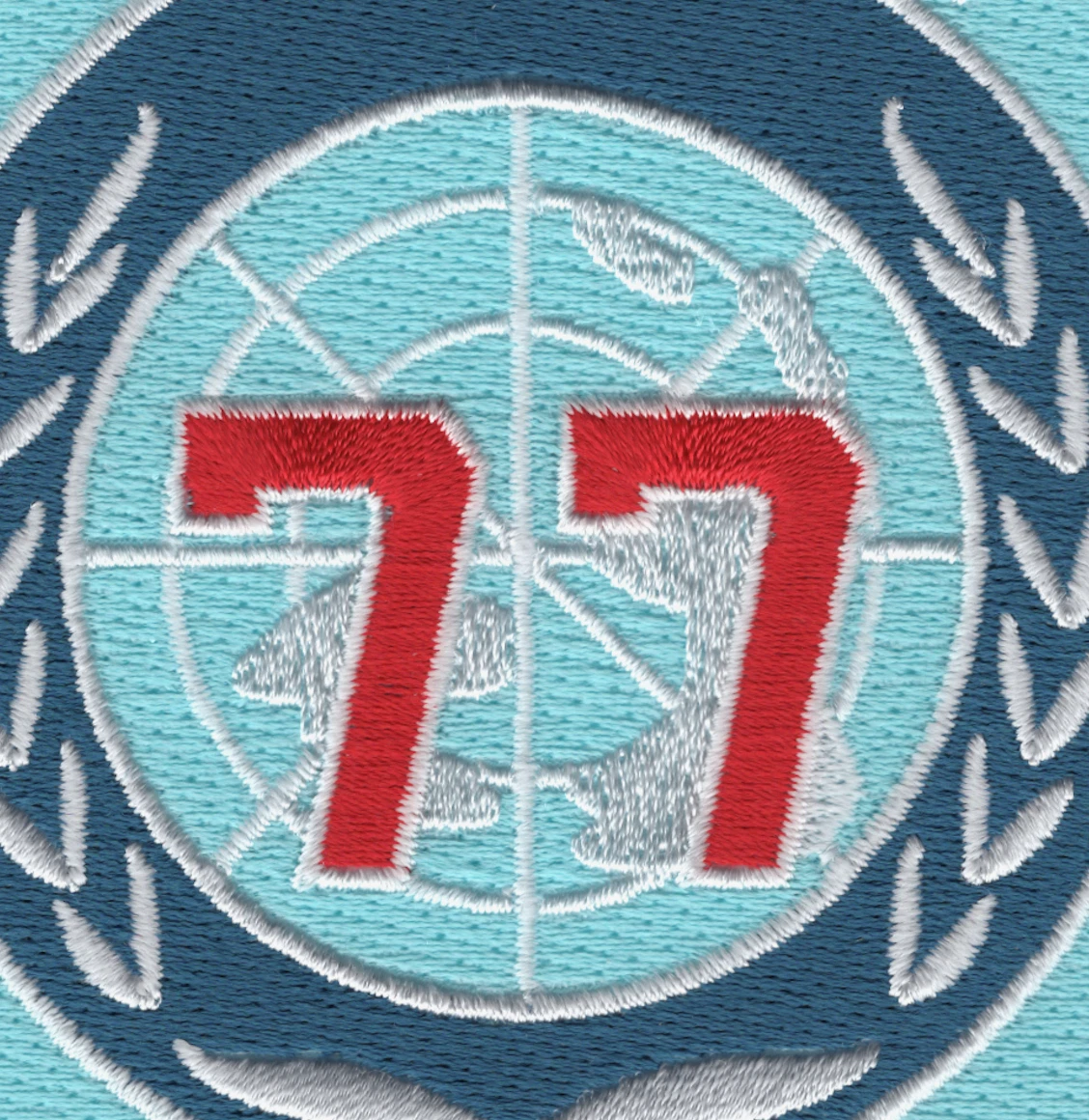 USS Quincy CA-71 Task Force 77 Korea Patch