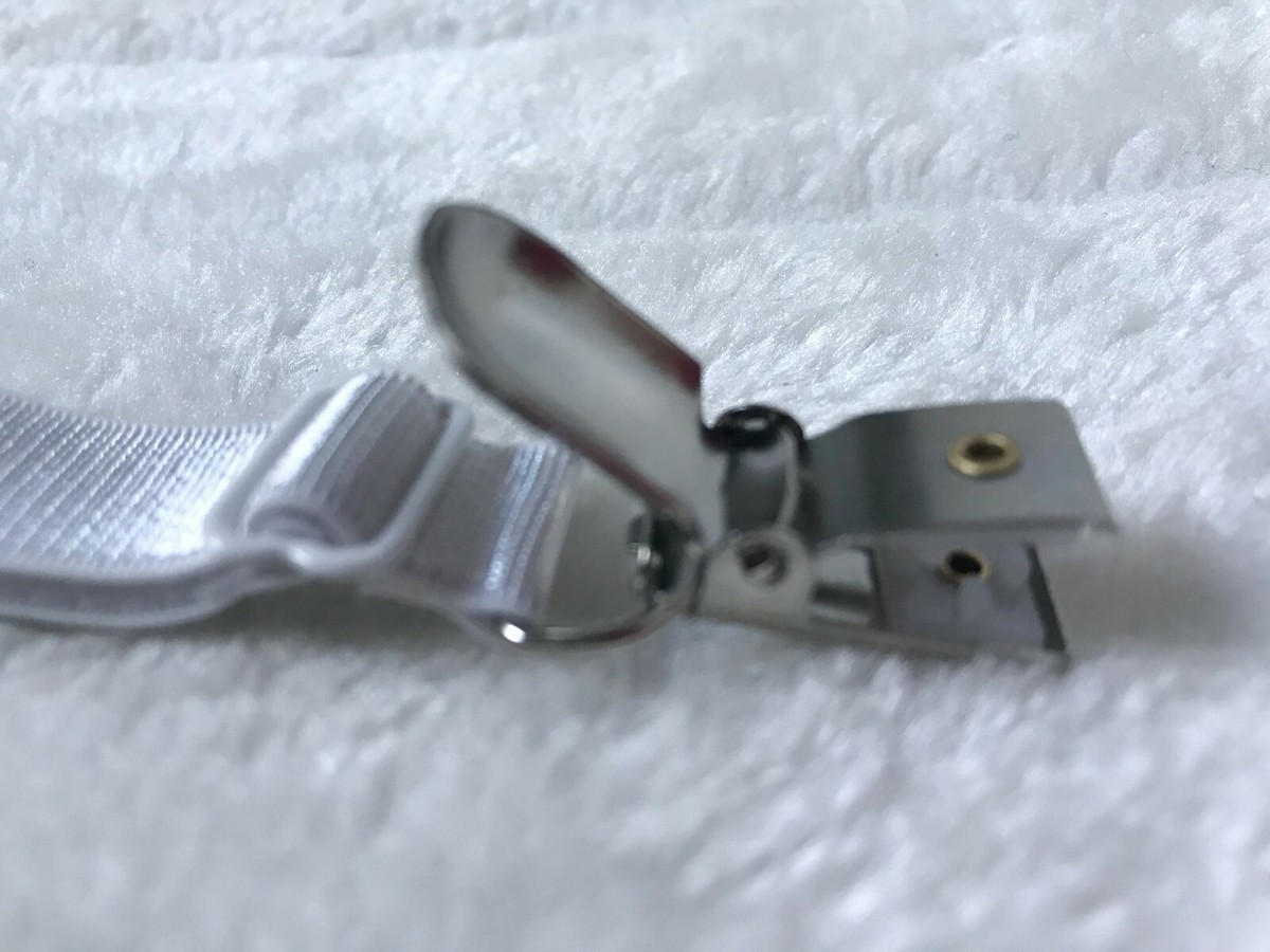 Porte-jarretelle Amovible Détachable - Élastique Rouge à Pois Blancs, Taille Unique, Neuf Avec étiquette