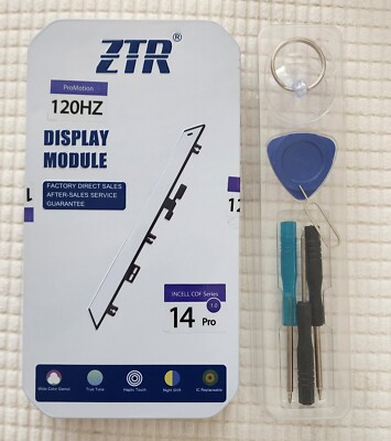 ZTR Incell COF Series Display Module For IPhone 14 Pro Touch Control 120Hz 