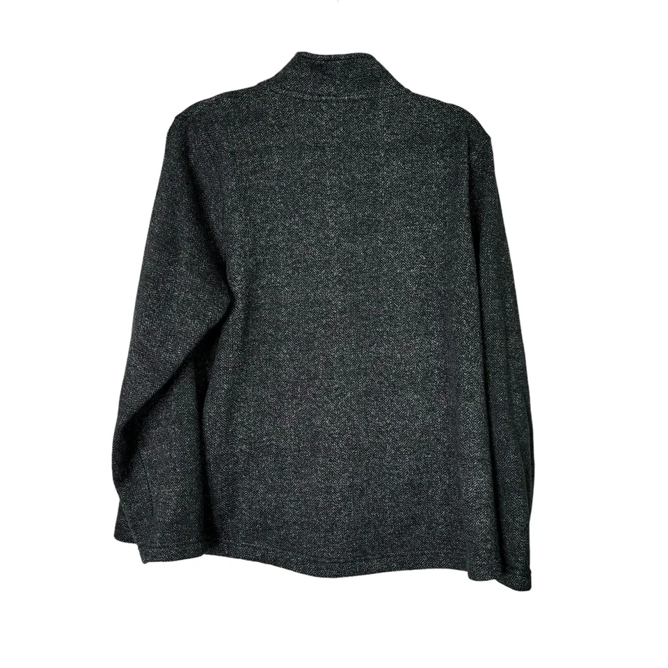 Chaqueta Northcrest Mujer Talla 2X Negra Cremallera Completa Bolsillos Cuello Alto Foto 2 de 4