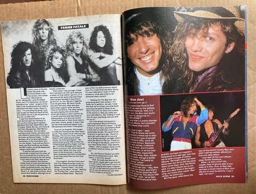 Rock Scene Magazine February 1989 Gene Simmons/Bon Jovi/ Stryper/Cinderella/Ratt - Picture 23 of 24