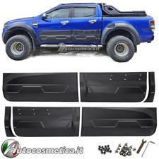 PANNELLI PORTIERE FASCE LATERALI PORTE NERE PARACOLPI PER FORD RANGER T6 T7 T8*