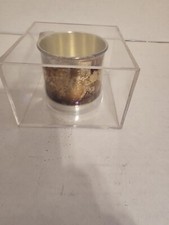 silver plate baby cup