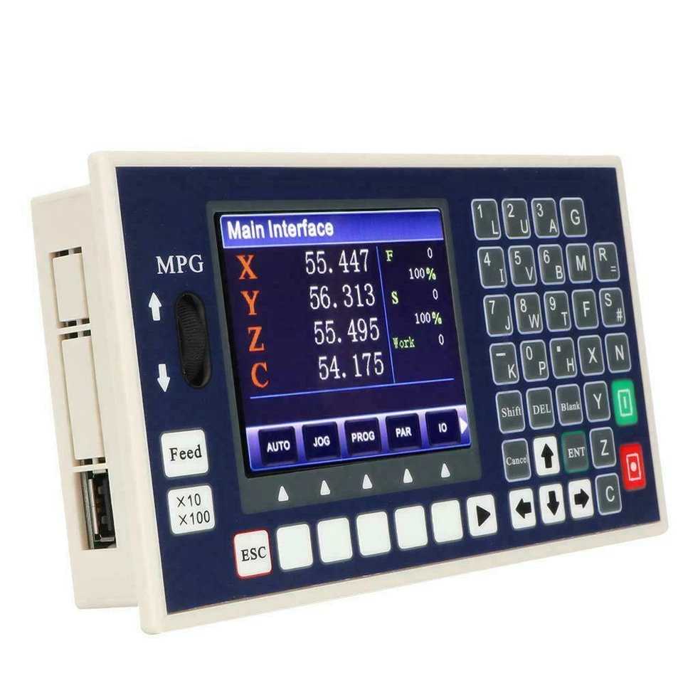 4 Axis CNC Controller MPG 3.5inch TFT 400KHz Servo Stepper for Milling Machine - Image 4 of 4