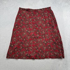 Vintage Y2K Sag Harbor Floral Elastic Waist Boho Hippie Skirt Women s Size 18