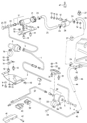 Audi UR Quattro Coupe Genuine Part Bonded Rubber Mount for Fuel  
