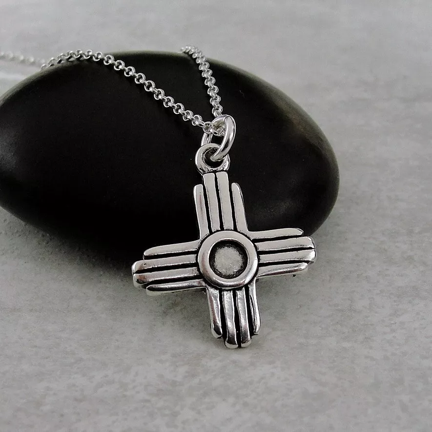 Silver sale zia pendant