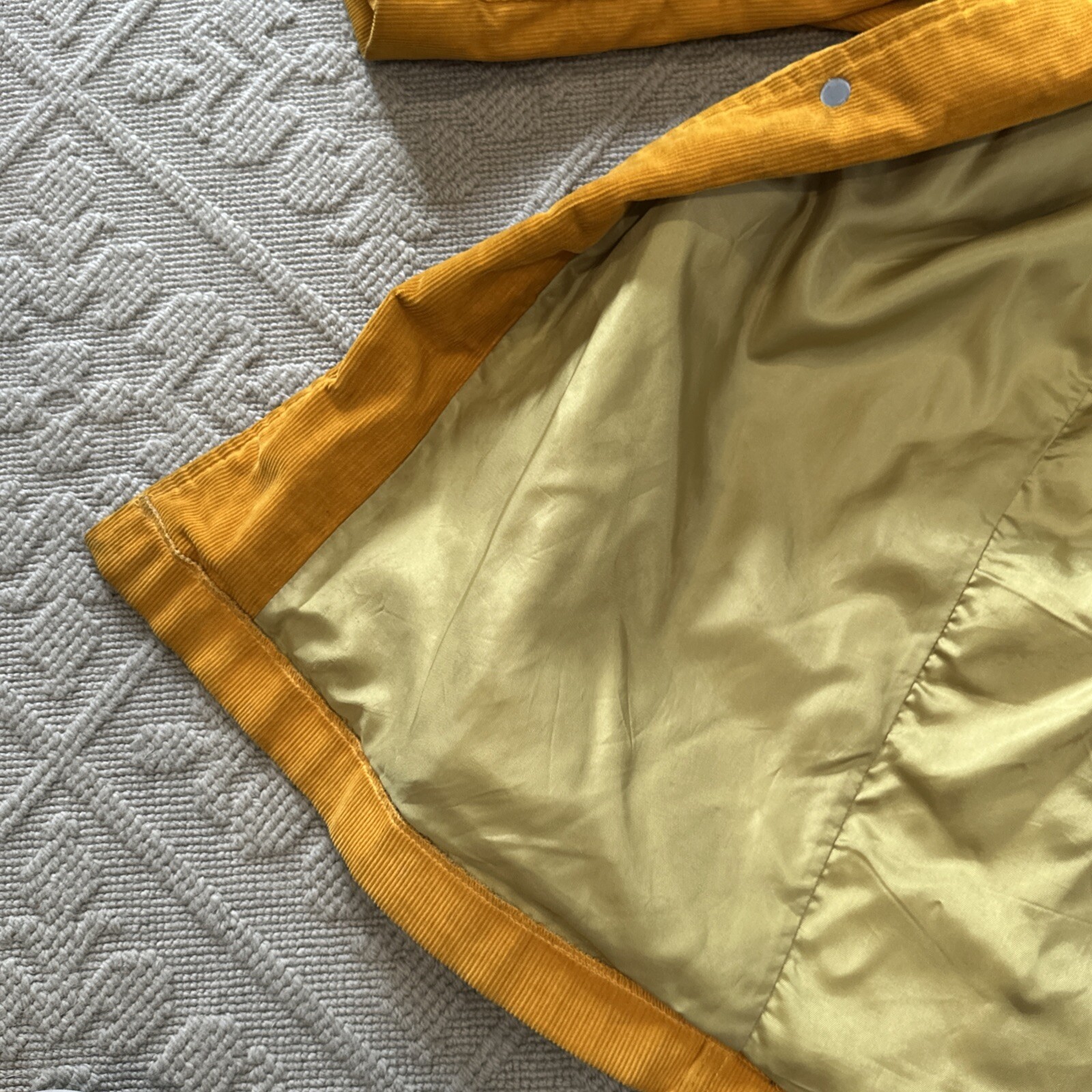 Vintage Maple Sportswear Corduroy Jacket Size 42 Orange Red Used