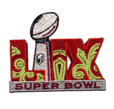 2024 CHIEFS vs. EAGLES SUPER BOWL 59 LIX Embroidery-Fabric Iron-on PATCH
