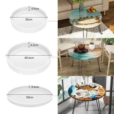 Table Stool Epoxy Resin Mold DIY Large Round Table Silicone mold