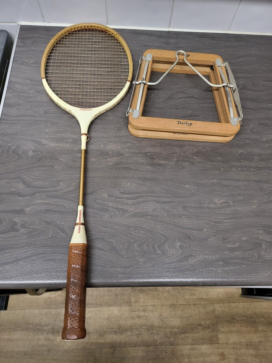 Ancienne raquette de badminton Slazenger Flight Commander rare et