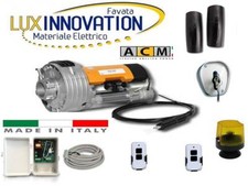 KIT COMPLETO MOTORE SERRANDA SERRANDE SARACINESCA  AUTOMAZIONE LAMPEGGIANTE ACM