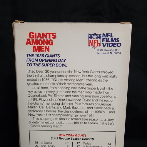 Phil Simms Autographed Giants VHS Tape - Picture 4 of 8