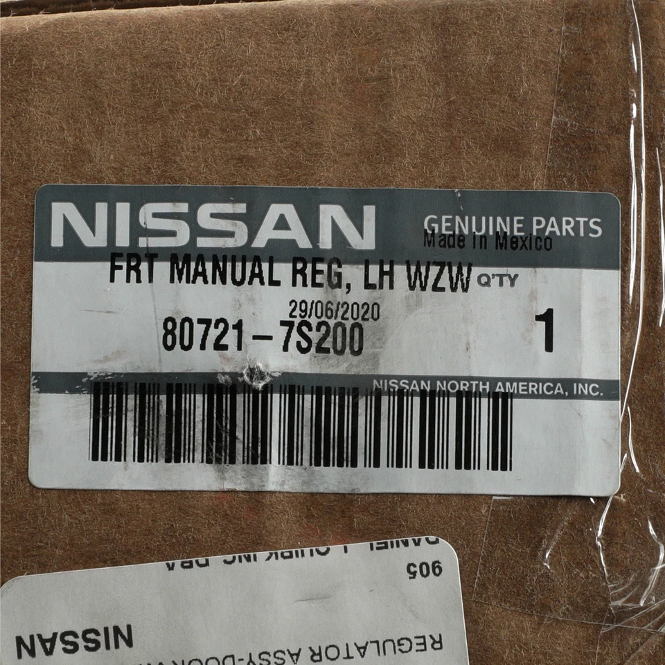 OEM 2004-2015 Nissan Titan Left Window Regulator Motor Assembly 80721-7S200 Foto 3 de 3