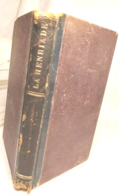 La Henriade Poeme by Voltaire 1862 Antiquarian French Poetry Book New York 