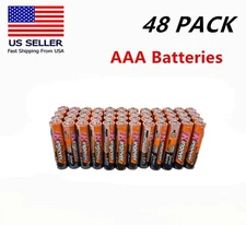 48 Pcs AAA Batteries Extra Heavy Duty Battery 1.5v. for Home Wholesale Bulk Lot